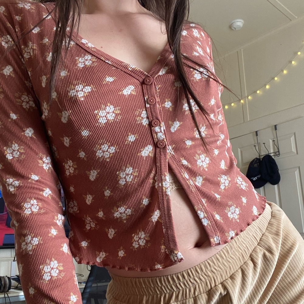 Floral Long Sleeved Top